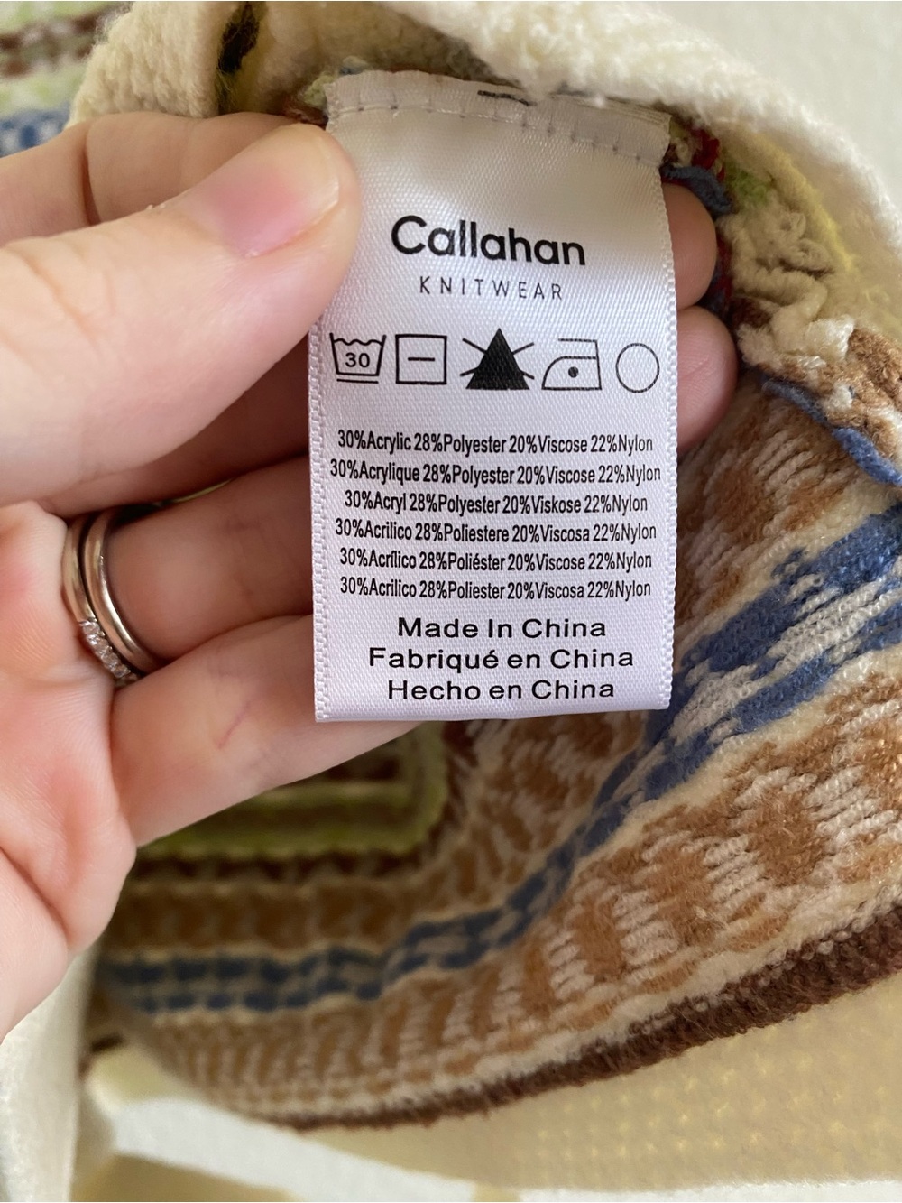 Callahan Wray Sweater Vest Knit Fall Vest - Picture 5 of 6